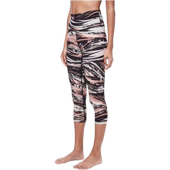 Lululemon Wunder Under Crop High-Rise Full-On Luxtreme 21" Colour Splash Size 8 - Picture 6 of 10